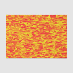 Papel De Seda Patrón abstracto Naranja rojo amarillo