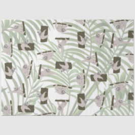 Papel De Seda Patrón animal espumoso en bosque silvestre