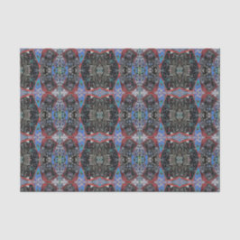 Papel De Seda Patrón antiguo vintage Decoración rojo azul negro