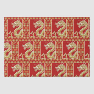 Papel De Seda Patrón asiático moderno de Año Nuevo chino feliz m