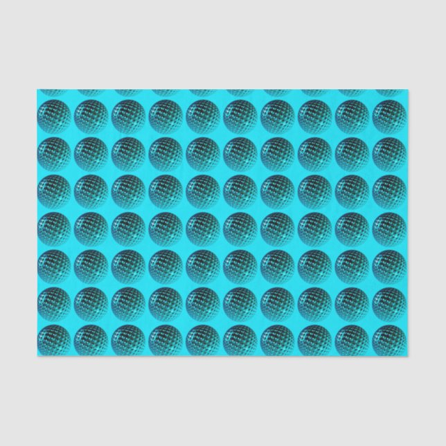 Papel De Seda Patrón azul (Anverso)