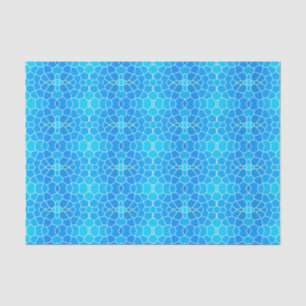 Papel De Seda Patrón azul