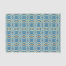 Patrón azul vintage