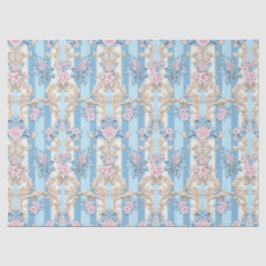 Papel De Seda Patrón barroco pastel elegante