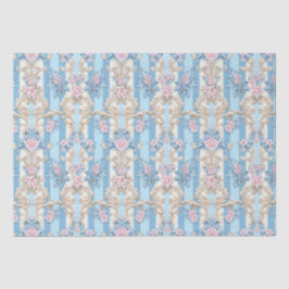 Papel De Seda Patrón barroco pastel elegante