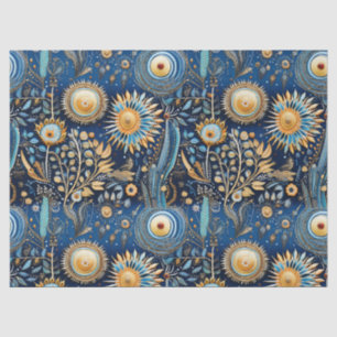 Papel De Seda Patrón botánico de aves exóticas Chinoiserie (4)