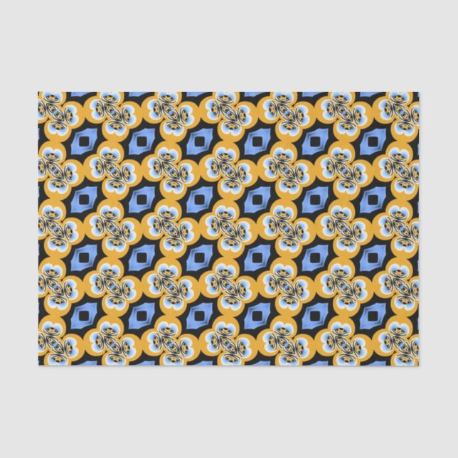 Papel De Seda Patrón brillante (Anverso)