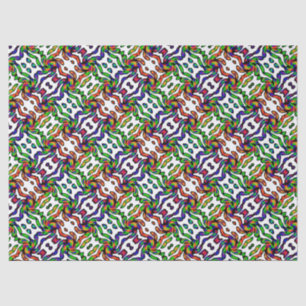 Papel De Seda Patrón brillante y brillante de color