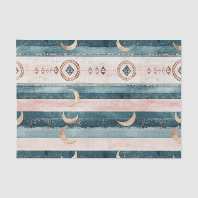 Papel De Seda Patrón Celestial del Suroeste - Estilo Desierto (Anverso)