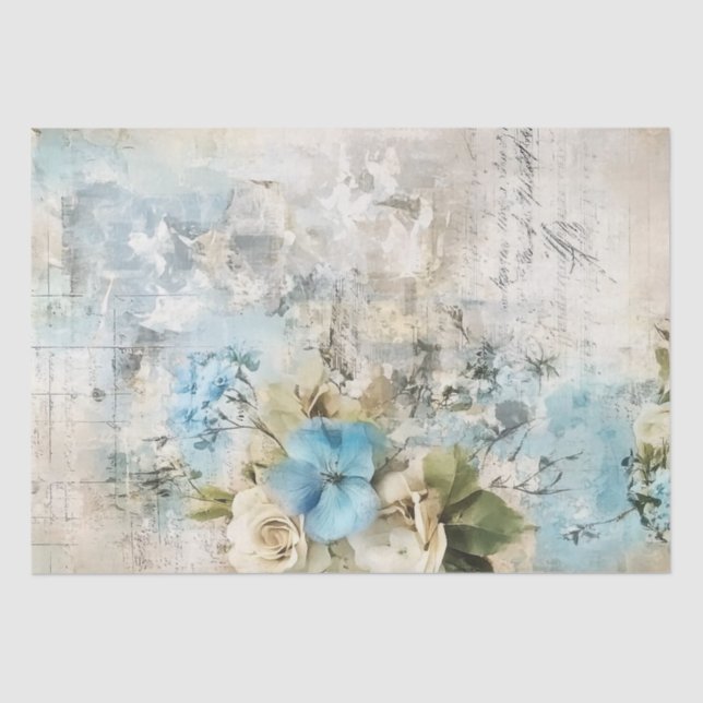 Papel De Seda Patrón Chic Francés Shabby (Anverso)