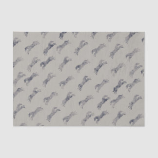 Papel De Seda Patrón clásico de caballos ecuestres