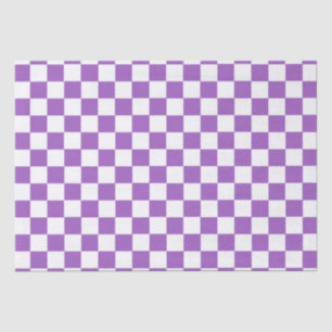 Papel De Seda Patrón clásico de color púrpura y blanco