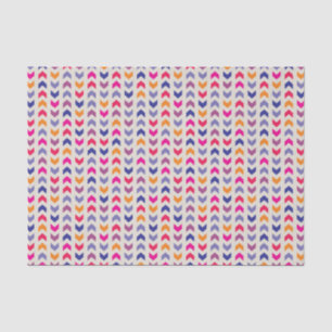 Papel De Seda Patrón colorido Aztec Chevron