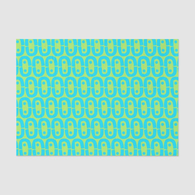 Papel De Seda patrón colorido moderno (Anverso)