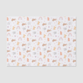 Papel De Seda Patrón conejito de cumpleaños de primavera de Sema