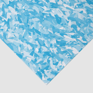 Papel De Seda Patrón continuo abstracto blanco azul