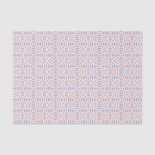 Papel De Seda patrón continuo de formas circulares (Anverso)
