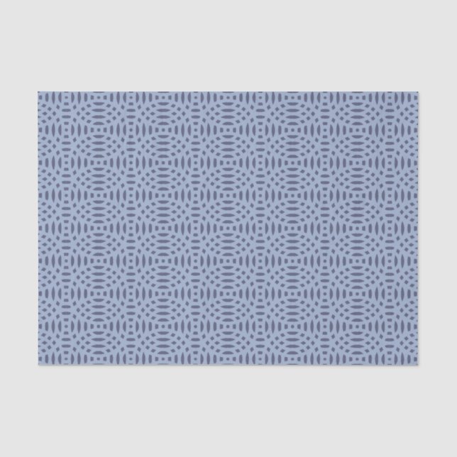 Papel De Seda patrón continuo de formas circulares (Anverso)
