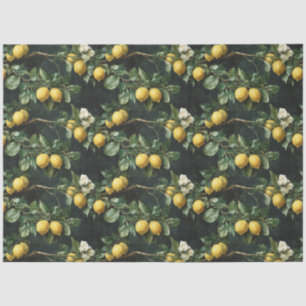 Papel De Seda Patrón continuo de limonero