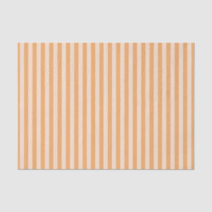 Papel De Seda Patrón continuo de rayas naranjas