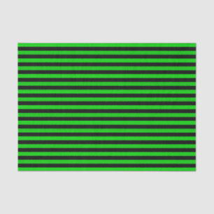 Papel De Seda Patrón continuo de rayas negras y verdes