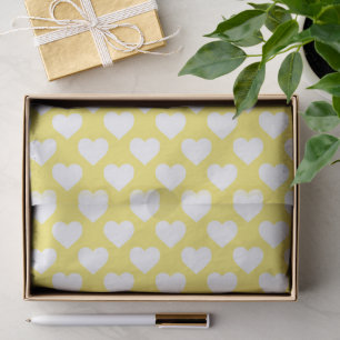 Papel De Seda Patrón continuo de rejilla de corazones mini dulce