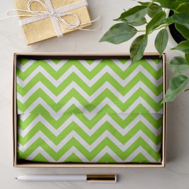 Papel De Seda Patrón continuo de zigzag Chevron moderno (Regalo )