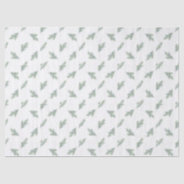 Papel De Seda Patrón Corporativo de Navidad de Pino Mínimo