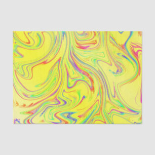 Papel De Seda patrón curvo moderno con fractal diferente