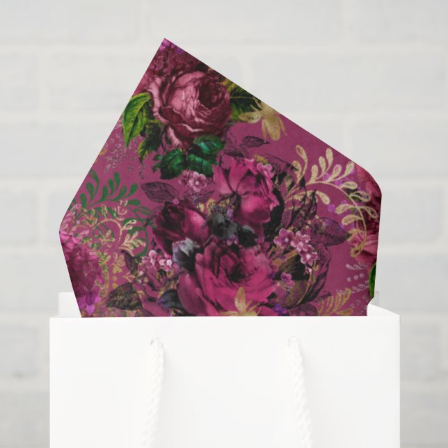Papel De Seda Patrón de abejas reina (Bolsa de regalo)