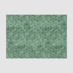Papel De Seda Patrón de ajuste de burbuja verde