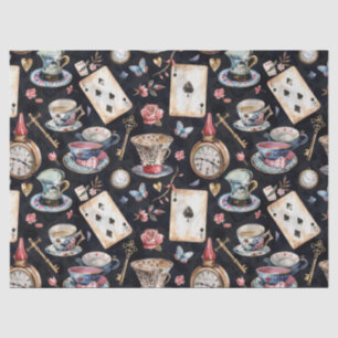 Papel De Seda Patrón de Alice de Wonderland