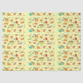 Papel De Seda Patrón de alimentos y bebidas