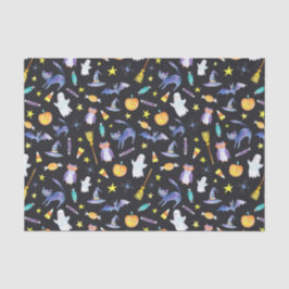 Papel De Seda Patrón de amigos de Halloween