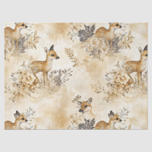 Papel De Seda Patrón de animal cervatillo del bosque