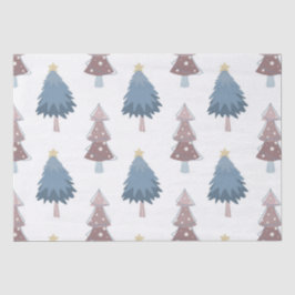 Papel De Seda patrón de árbol de Navidad