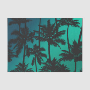 Papel De Seda Patrón de árbol de palma