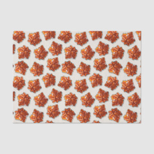 Papel De Seda Patrón de arce de arce de arce de arce canadiense