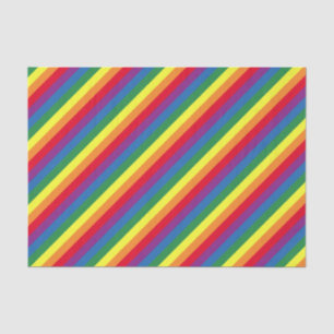 Papel De Seda Patrón de arco iris diagonal
