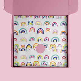 Papel De Seda Patrón de arcoíris