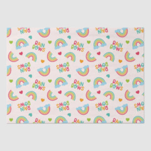 Papel De Seda Patrón de arcos y nubes