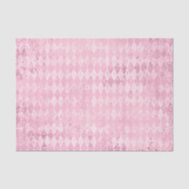 Papel De Seda Patrón de Arlequín Rosa