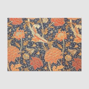 Papel De Seda Patrón de Art Nouveau floral William Morris Cray