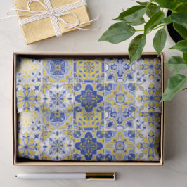 Papel De Seda Patrón de azulejos portugueses