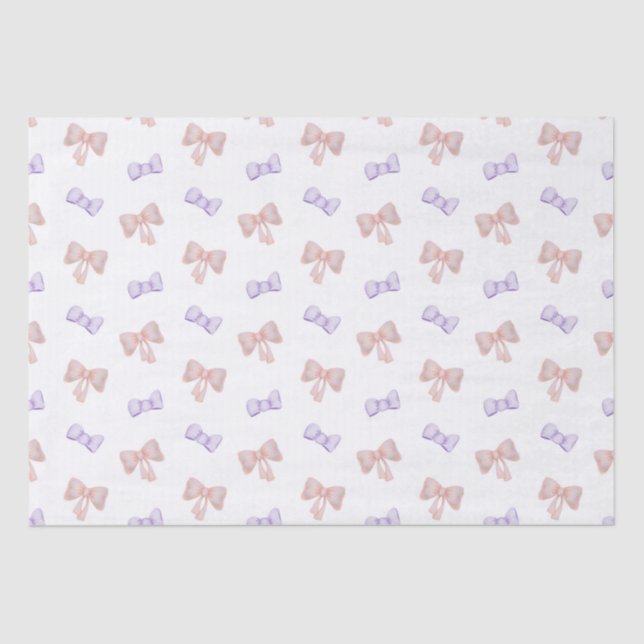 Papel De Seda Patrón de Baby Shower Princess (Anverso)