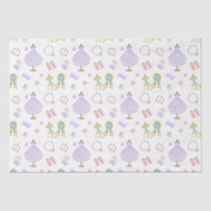 Papel De Seda Patrón de Baby Shower Princess