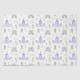 Papel De Seda Patrón de Baby Shower Princess