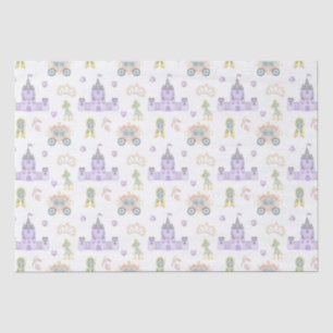 Papel De Seda Patrón de Baby Shower Princess