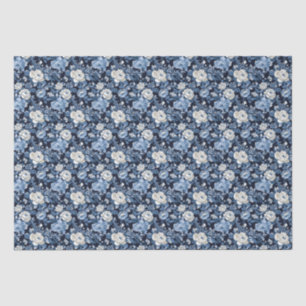 Papel De Seda Patrón de baldosas de rosa blanco azul suave