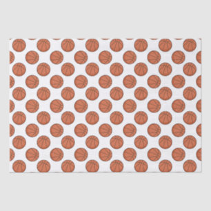 Papel De Seda Patrón de baloncesto